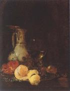 Willem Kalf Style life with Porzellankanme painting